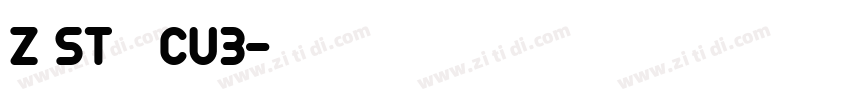 Z ST原版CU3字体转换